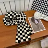 Luxus Marke Winter Männer Kaschmir Schal Schwarz Weiß Plaid Schals Pashmina Schal Casual Decke Quaste Wraps Mann Business Foulard