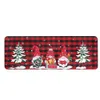 Carpets Christmas Decorative Floor Mat Snowman Santa Claus Entrance Mat Carpet Christmas Durable Tree Non-slip Kitchen Printed Door H1L0 231006