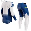 Autres vêtements 2023 SHOT MX Gear Set Pantalon de course de motocross VTT Kits de vélo tout-terrain Moteur Moto Costume Noir Hommes HL231007