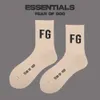 Sbiv Essentialsocks Hosiery Street Fashion Letter Bas simples en coton pour hommes et femmes