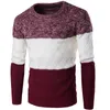 Men's Sweaters 2023 Autumn/Winter European And American Color Matching Thickened Warm Knitwear