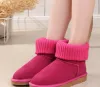 2022 Prevalent classic G/U knitting merge lady Girl women snow boots Mini short Women boots keep warm boots with card dust bag Free transshipment 008