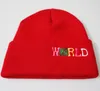 Örme Kafatası Kapakları 8 Renk Moda Şapkaları Hip Hop Mektubu İşlemeli Beanie Unisex Kış Kapakları