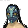 Party Masks Avatar 2 Mask Men Adult Neytiri Alien Cosplay Anime Prop Latex Halloween Funny Face Disguise Woman Avatar Dinosaur Anonymou Mask Q231007