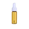 5 ml d'huiles essentielles en verre flacons compte-gouttes en verre rechargeables bouteilles en verre transparent flacons de parfum compte-gouttes expédition rapide F1246 Salek