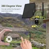 LS VISION 4MP 4G Beveiligingscamera op zonne-energie Draadloos WiFi voor buiten Detectie van mens / dier 2-weg praten IP66 Waterdichte wildcamera