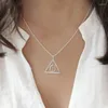Pendants 925 Sterling Silver HP Potters Movie Cosplay Death Hallows Necklace Pendant Jewelry Accessory For Women Men Fans Collection Gift