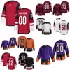 Uomo Donna Bambino Hockey 22 Maglie Jack McBain 17 Nick Bjugstad 19 Shane Doan 38 Liam OBrien 51 Troy Stecher 72 Travis Boyd 90 JJ Moser 70 Karel Vejmelka Team Reverse Retro