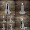 Kurtki opakowane kurtki kurtki Przylądek ślubny z kapturem koronkowy kaplica ślubna zasłona mantilla kościelna płaszcz płaszcza ślub, imprezy Wedding DHX8G