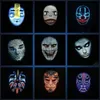 Theme Costume LED Luminous Face Cover Light Up Face Changing Full-Color Display DIY Picture App Controlled Mask Halloween Party Cosplay PropL231008