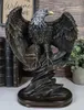 Decorative Objects Figurines Bronze Resin Eagle Collectible Decorative Eagle Statue Home Decor Office Art Decor Ornament Birthday Holiday Gift 231007