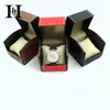 Boîtes de montre en cuir PU de haute qualité, boîte de rangement, boîte d'emballage cadeau, boîte d'affichage de montre scintillante 20082004