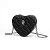 Evening Bag Eagle Heart Rainbow Pu Leather Chains Small Crossbody Handbag Luxury Designers UK Clutch Bag Diamond Mini 231006
