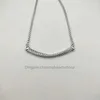 Naszyjnik Pendant Designer dla kobiet splecionych luksusowych uśmiechu naszyjniki mrożone pętle Jewlery Projekt Personalizowane akcesoria biżuterii 7NOX