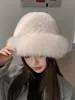 Berets High Grade Authentic And Fashionable Women's Winter Hats Otter Woven Real Fur Natural Warm