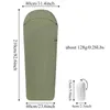 Śpiwory 182G Liner Ultralight Summer Cover Portable Outdoor Travel Camping 231006