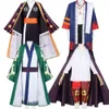 Perruque de Costume de Cosplay Anime Portgas D Ace, Wano Law Shanks Roronoa Zoro, Costume Kimono, chapeau, ensemble complet, Costume d'halloween pour femmes