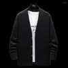 Men's Sweaters High QualityMen Cotton Cardigan Jacket Casual Loose Oversized Coat Button Up Spring Autumn Plus-sized L- 8xl140kg