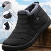 Botas de hombre Botas de nieve Casual Unisex Zapatos de invierno para hombre para moda Tobillo Calzado impermeable Trabajo para hombre 230922