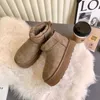 Women Winter Ultra Mini Boot Designer Australian Platform Boots Tasman Fur For Men Real skórzane botki na kostki luksusowe dfsgs