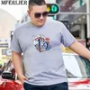 Männer T-shirts Sommer Männer Baumwolle T-shirt Kurzarm Brief Cinese Stil Lose Tees Tops Plus Größe 10XL 12XL 14XL 16XL Weiche 64 66 68 70