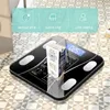Balances de poids corporel Balance de graisse corporelle intelligente sans fil numérique salle de bain balance de poids analyseur de Composition corporelle avec application Smartphone compatible Bluetooth 231007