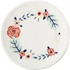 Pratos Europeu Cerâmica Jantar Pintado à Mão Flor Casa Sobremesa Frisada Design Decorativo Mesa Lanche Prato Cozinha Talheres