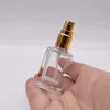 10ML Perfume Atomizer Square Glass Fragrance Parfum Bottle Empty Vial Cosmetic Refillable Perfume Bottle Fast Shipping F2245 Duusk