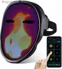 Theme Costume New Mini Hand-Switching Halloween Sn LED Party MaskL231008