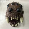 Party Masks Creepy Spider Mask Cosplay Horror Animal Spinders Big Eyes Tooth Open Mouth Latex Hjälm Halloween Carnival Party Costume Props Q231007