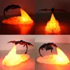 Dekorativa föremål Figurer 3D Print Dragon Lamp Bedroom Night Light Teenager Room Decoration Readgeable Inomhusbelysning Holiday Birthday Present 231007