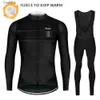 Altri capi di abbigliamento 2023 RAUDAX Winter Thermal Fleece Cycling Set da uomo a maniche lunghe Kit da ciclismo Mountain Bike Warm Racing Bike Cycling SuitL231007