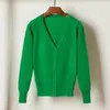 Jackets levering Lange mouw gebreide sletwear Cardigan Sweater Jonge Girl Studenten Spring herfst Korte dunne jas 231007