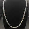 Diseñador de plata para mujeres Collares de lujo Calidad 6 mm Collar Joyas Oro Kook Head Hombres Alto y P9LA