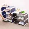 Storage Holders Racks Simple multi-layer home assembly fabric door storage shoe cabinet small student dormitory shoe rack 231007