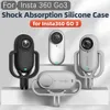 Inne produkty aparatu Akcesoria Zestaw dla Insta360 Go 3 Silikonowy obudowa Nd UV CPL Filtr Ramka Klatka Klatka Adapter Tempted Shtod Selfie Tag 231007