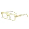 Lunettes de soleil Evove épais mâle lunettes cadre femmes acétate Vintage lunettes lunettes de lecture Anti lumière bleue pour Optica