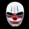 Party Masks Halloween Party Mask Harts Joker Cosplay Masquerade Carnival Movie Props Payday 2 Scary Clown Full Face Festive Party Supplies Q231009