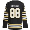 Hockeytröjor David Pastrnak 88 Brad Marchand 63 Patrice Bergeron 37 Black White Color 100th Anniversary S-XXXL SYTCHED MEN JERSEY