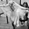 Véus de noiva feitos sob medida, sem pente, removível, tule macio, floral, bordado, blush, acessórios para cabelo de casamento