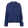 Zadig Top 23AW Women Designer jumper New Zadig Voltaire Sweater classic sleeve letter jacquard round neck sweatshirt cashmere Fashion tops