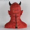 Party Masks Halloween Devil Masks Spooky Demon Hellfire Beast Prank Helmet Masquerade Performance Costume Props Scary Horns Masks Q231007