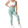 Kvinnors leggings nvgtn sömlösa leggings spandex shorts kvinna fitness elastisk andningsbar hiplifting fritidsspandex tights 231007