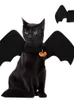 Dog Collars Puppy Halloween Cat Clothes Bat Wings Funny Costume Artificial Wing Pet Cosplay Prop Products