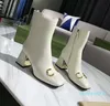 Fashionwomen Knee Boots Designer High Heels Ankel Boot Real Leather Shoes Fashion Shoe Winter Fall