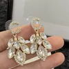 Designer boucle d'oreille charme Stud lettre C femmes cerceau boucle d'oreille bijoux de fête or Ohrringe femme cadeau CCity gland longue chaîne Orecchini 34