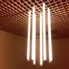 Lampade a sospensione Lampada a LED ad angolo intero senza tubo scuro, lungo 50 cm, dimmerabile