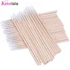 Wattestäbchen 2000 Teile/los Mini Weiße Wattestäbchen Doppelte Weiche Knospen Make-Up Applikatoren für Wimpernverlängerung Tatoo Augenbrauen Micro Blade Pinsel 231007