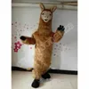 2024 Mascotte Llama Costumi di Halloween Abito da cartone animato abito da festa per feste per esterno