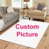 Carpets Custom Carpet Rug Printed Rectangle Area Rugs for Adult Yoga Mats Living Room Decorative Drop Personalized Doormat 231006